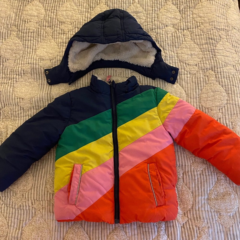 Mini Boden- girls winter coat size 4-5T